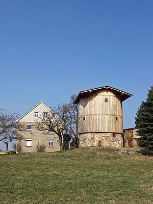 Reste der Holländermühle Wohla, 2015