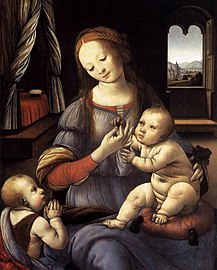 Madone avec saint Jean Baptiste, 1510-1520 Gemäldegalerie, Dresde.