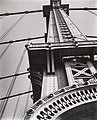 Détail du pont de Manhattan, 1936.