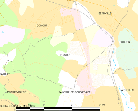 Carte de la commune.