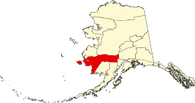 Localisation de Région de recensement de BethelBethel Census Area