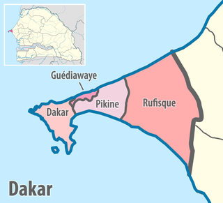 Location in the Dakar Region