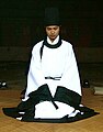 Man wearing panling lanshan