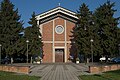 La chiesa parrocchiale del Sacro Cuore di Gesù a Crema Nuova, 1956.