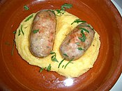 Polenta con salsicce