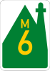 Metropolitan route M6 shield