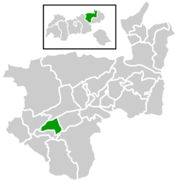 Location within Kufstein district