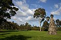 The Burke and Wills expedition monument in Royal Park