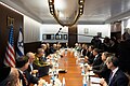 מזכיר המדינה בפגישה עם ראש הממשלה נתניהו