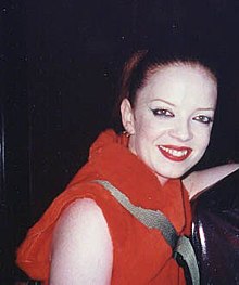 Vocalist Shirley Manson in the late 1990s, shortly after her tenure in Angelfish