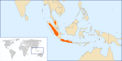 Distribución de S. azurea no sueste asiático.