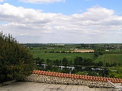 Panorama sur la vallée depuis le "rempart"