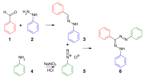 Synthese von Triphenylformazan