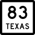 State Highway 83 marker