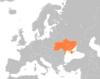 Location map for Transnistria and Ukraine.