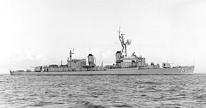 USS Keppler (DD-765) in Roosevelt Roads 1965