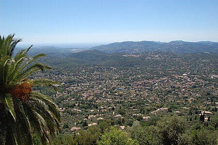 Vue panoramique depuis Cabris