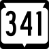 State Trunk Highway 341 marker