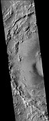 Eddie crater, as seen by CTX camera on MRO