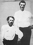 Deputies Bat Masterson and Wyatt Earp in Dodge City, 1876
