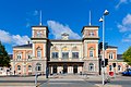 The train station in Aalborg