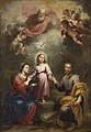 Image 24The "Heavenly Trinity" joined to the "Earthly Trinity" through the Incarnation of the Son–The Heavenly and Earthly Trinities by Murillo (c. 1677) (from Trinity)