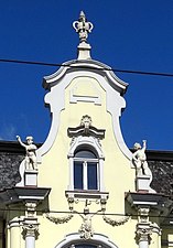 Top of the gable