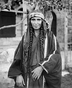 Bedouin woman, by American Colony Photographers (edited by Durova)