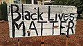 Black Lives Matter sign, Portland, Oregon