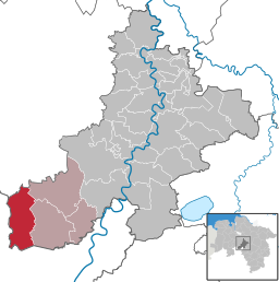 Läget för kommunen Diepenau i Landkreis Nienburg/Weser