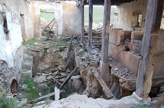 Ruins of a paper mill in Villas Viejas