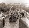 Ivlia at the exit from Fonserannes locks.