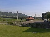 View of the station and car park