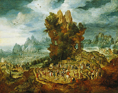 D. Montée au Calvaire, Gemäldegalerie der Akademie der bildenden Kunst, Vienne.