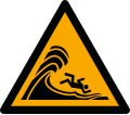 W065 — high surf or large breaking waves