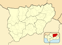 La Carolina is located in Province of Jaén (Spain)