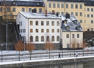 Fasader mot Söder Mälarstrand