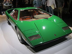 Première Countach LP400 de 1974.