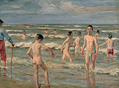 Max Liebermann, Bathing Boys, 1900