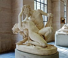 James Pradier, Satyre et bacchante (vers 1833).