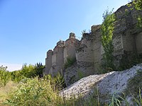 Old lime kilns in Manzhykiv Kut, Ukraine