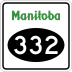 Provincial Road 332 marker