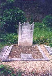 Hogarth's gravestone.