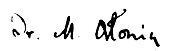 signature de Mieczysław Orłowicz