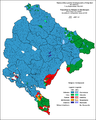 Вероисповести у Црној Гори по насељима 1991. године