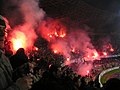 Craquage des Ultras de SSC Naples dans le Sud de l'Italie.