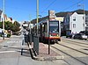 A train at Judah and 12th Avenue, 2019