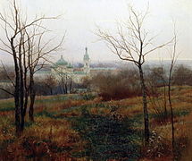 «Осень на исходе», (1887), холст, масло — Государственная Третьяковская галерея