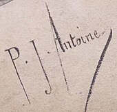 signature de Pierre Joseph Antoine