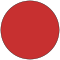 A circle of red